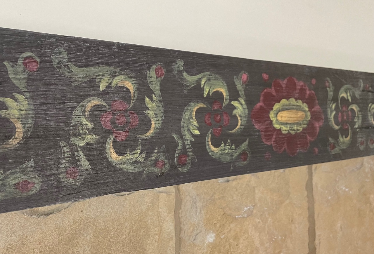 Owl mural — installed in new home